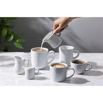 Olympia Whiteware Handled Jugs 130ml (12 Pack) - HY544