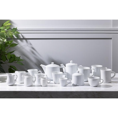Olympia Whiteware Low Mugs 220ml (12 Pack) - HY540