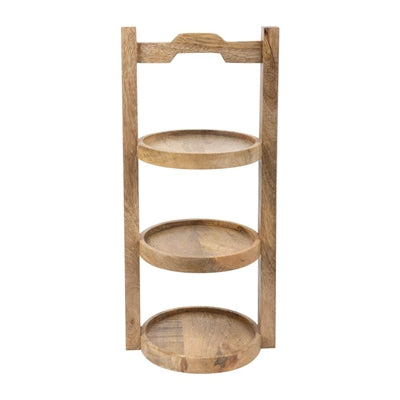 Olympia 3-Tier Stand Mango Wood for 150mm Plates - HY750