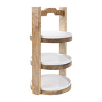 Olympia 3-Tier Stand Mango Wood for 200mm Plates - HY751