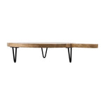 Olympia Round Handled Display Stand Mango Wood with Metal Legs 400x300x80mm - HY754