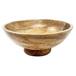 Olympia Footed Bowl Mango Wood 280mm - HY758