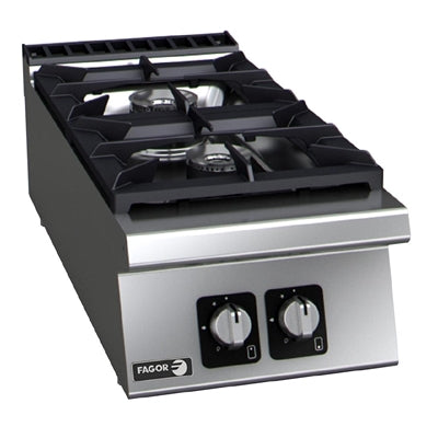 Fagor 900 Series 2 Burner Countertop Gas Hob 13.25kW - HY816