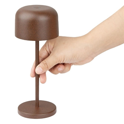 Olympia Siena Table Lamp Round Dome Chestnut 200mm - HZ201