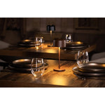 Olympia Siena Table Lamp Round Dome Chestnut 200mm - HZ201