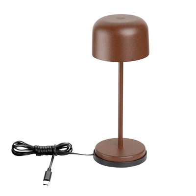 Olympia Siena Table Lamp Round Dome Chestnut 200mm - HZ201