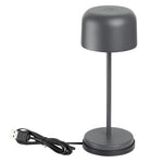 Olympia Siena Table Lamp Round Dome Grey 200mm - HZ203