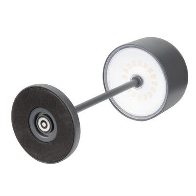Olympia Siena Table Lamp Round Dome Grey 200mm - HZ203