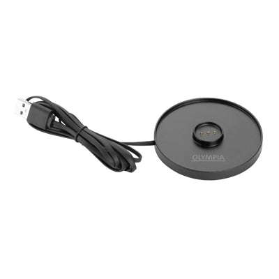 Olympia Siena Table Lamp Round Dome Grey 200mm - HZ203