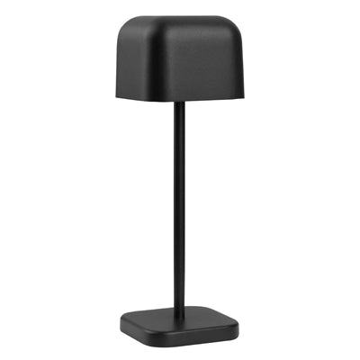 Olympia Lucca Table Lamp Squared Dome Black 200mm - HZ204