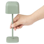 Olympia Lucca Table Lamp Squared Dome Sage 200mm - HZ206
