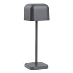 Olympia Lucca Table Lamp Squared Dome Grey 200mm - HZ207