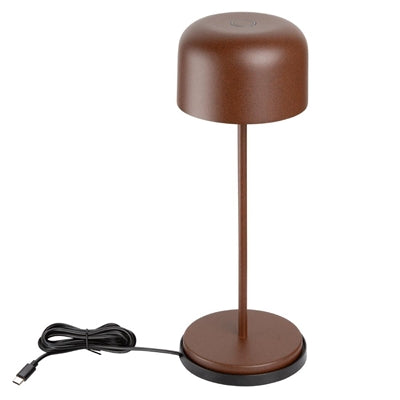 Olympia Siena Table Lamp Round Dome Chestnut 300mm - HZ209
