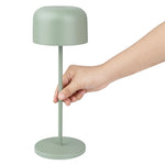Olympia Siena Table Lamp Round Dome Sage 300mm - HZ210