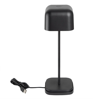 Olympia Lucca Table Lamp Squared Dome Black 300mm - HZ212
