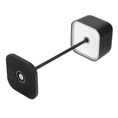 Olympia Lucca Table Lamp Squared Dome Black 300mm - HZ212