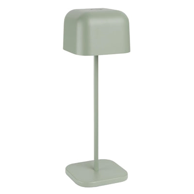 Olympia Lucca Table Lamp Squared Dome Sage 300mm - HZ214