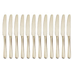 Olympia Buckingham Table Knives Champagne Gold (12 Pack) - HZ231