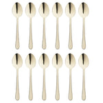Olympia Buckingham Dessert Spoons Champagne Gold (12 Pack) - HZ233