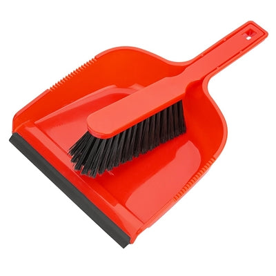 Jantex Dustpan And Brush Set Red - HZ840