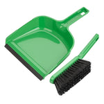 Jantex Dustpan And Brush Set Green - HZ841