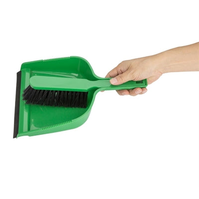 Jantex Dustpan And Brush Set Green - HZ841