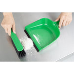 Jantex Dustpan And Brush Set Green - HZ841