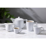 Olympia Whiteware Deco Teapots 820ml (2 Pack) - HZ864