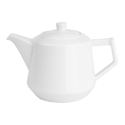Olympia Whiteware Deco Teapots 820ml (2 Pack) - HZ864