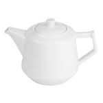 Olympia Whiteware Deco Teapots 820ml (2 Pack) - HZ864