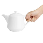 Olympia Whiteware Deco Teapots 820ml (2 Pack) - HZ864