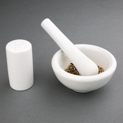 Vogue Porcelain Pestle and Mortar - J923