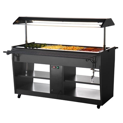 Buffalo Heated Buffet Bar Black - JA179