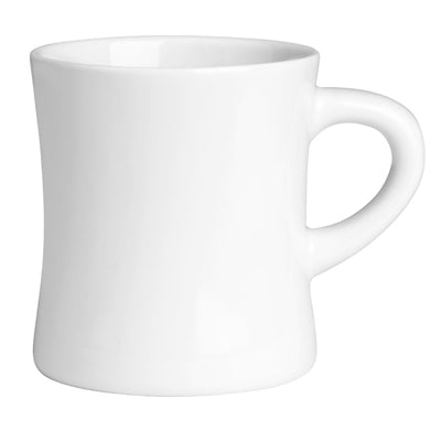 Olympia Whiteware Hollow Mugs 300ml (6 Pack) - JA349