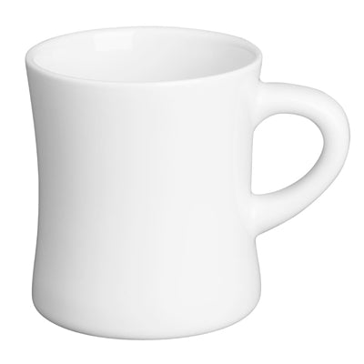 Olympia Whiteware Hollow Mugs 300ml (6 Pack) - JA349