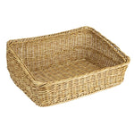 Olympia Polywicker Rectangular Display Basket Light Brown 525x385mm - JA356