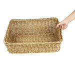 Olympia Polywicker Rectangular Display Basket Light Brown 525x385mm - JA356