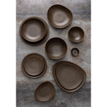 Olympia Ember Triangle Plates Mahogany 250x207mm (6 Pack) - JA558