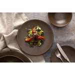 Olympia Ember Coupe Plates Mahogany 230mm (6 Pack) - JA551