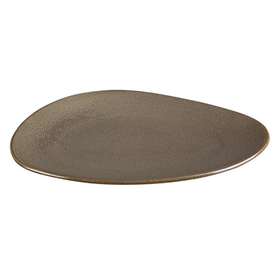 Olympia Ember Triangle Plates Mahogany 308x255mm (4 Pack) - JA556