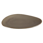 Olympia Ember Triangle Plates Mahogany 308x255mm (4 Pack) - JA556