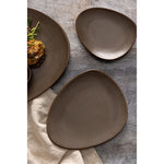 Olympia Ember Triangle Plates Mahogany 190x160mm (6 Pack) - JA559
