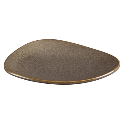 Olympia Ember Triangle Plates Mahogany 190x160mm (6 Pack) - JA559