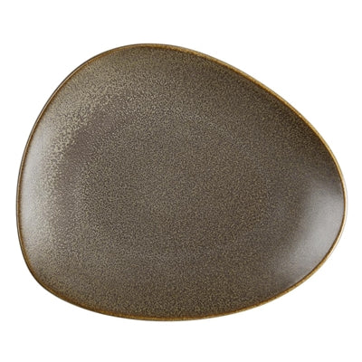 Olympia Ember Triangle Plates Mahogany 190x160mm (6 Pack) - JA559