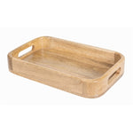 Olympia Mango Wood Deep Sided Rectangular Tray 190x300mm - JA887