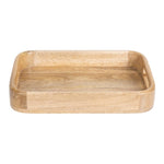 Olympia Mango Wood Deep Sided Rectangular Tray 190x300mm - JA887