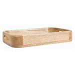 Olympia Mango Wood Deep Sided Rectangular Tray 190x300mm - JA887