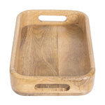 Olympia Mango Wood Deep Sided Rectangular Tray 190x300mm - JA887