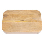 Olympia Mango Wood Deep Sided Rectangular Tray 190x300mm - JA887