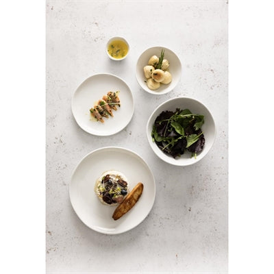 Olympia Chia Plates White 200mm (6 Pack) - JB176